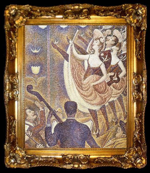 framed  Georges Seurat Le Chahut, ta009-2